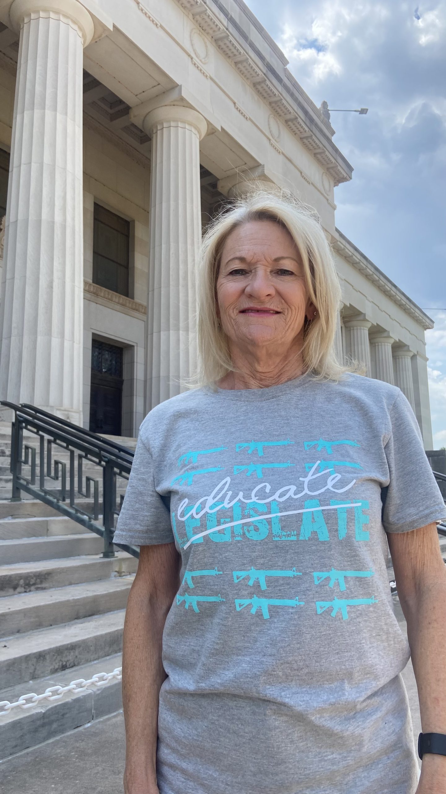 Gray Educate Not Legislate T-Shirt - Image 4